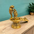 Tamas Brass Shivling with shiva bust